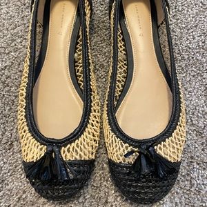 Zara Black/Tan Loafers! So cute!